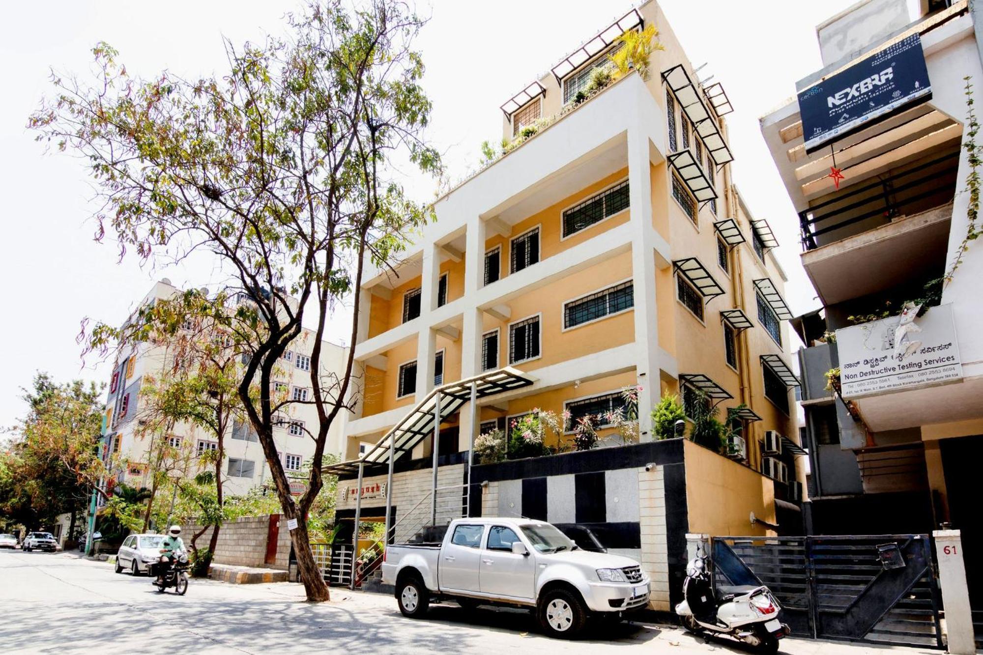 Flagship Aayush Corporate Stays Near Nexus Mall Koramangala Bangalore Exterior photo